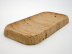 Long Beige Travertine Tray