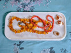 Long Rosa Marble Tray