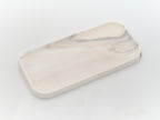 Long Rosa Veined Marble Tray