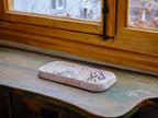 Long Light Travertine Tray