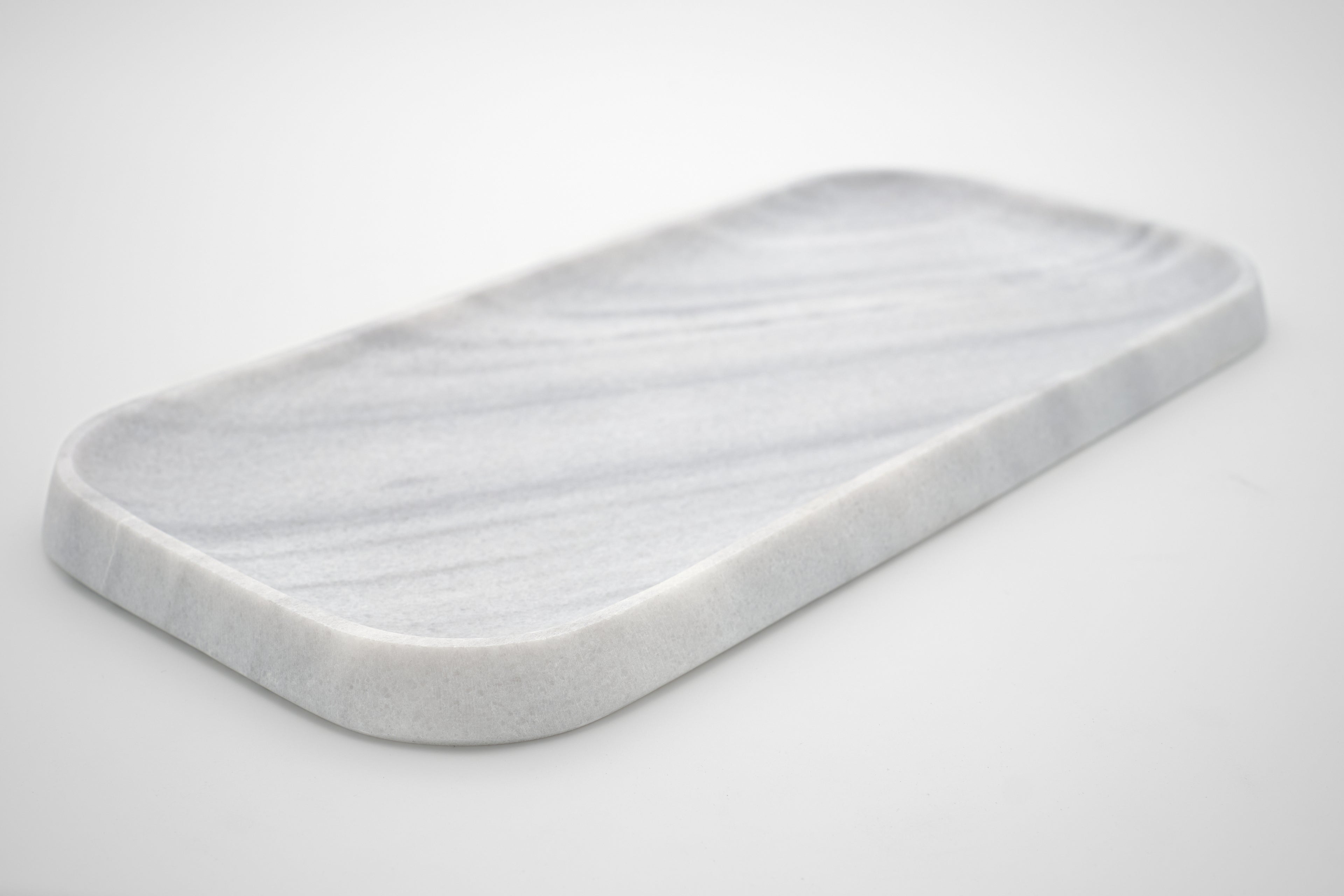 Long Zebra Marble Tray