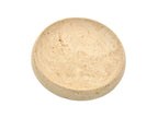 Round Light Travertine Tray